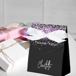 Ballotins Paillettes de scintillement violet noir nom merci