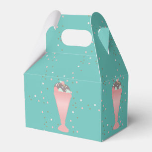 Ballotins Paillettes de sundae de glace pastel pour fête d'a