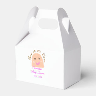 Ballotins Pain dans le four beige boulette baby shower rose