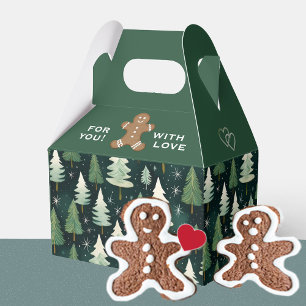 Ballotins Pain d'épices Homme Cookie Noël Neige personnalisé