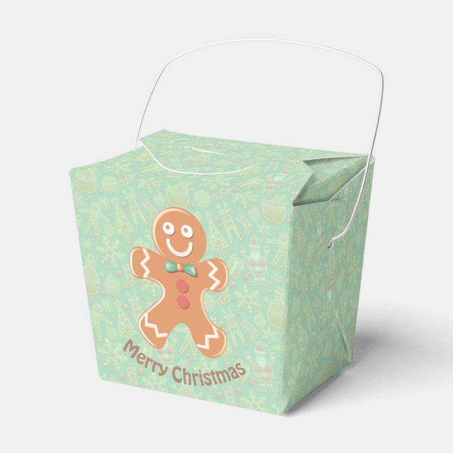 Ballotins Pain d'épices Homme et Motif de biscuits (Verso)