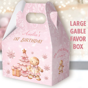 Ballotins Pain d'épices rose Noël 1er anniversaire Grand