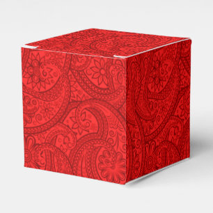 Ballotins Paisley rouge