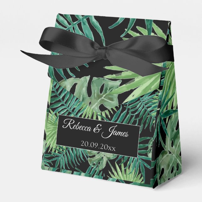Ballotins Palm Beach Tropical Exotique Destination Mariage (Verso)