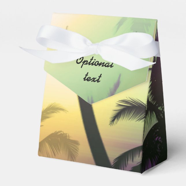 Ballotins Palm Tree Chaleur Tropical Beach Party Favoriser l (Verso)