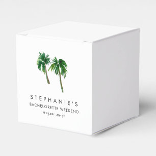 Ballotins Palmiers Tropicaux Aquarelle Enterrement de Vie de