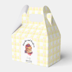 Ballotins Pancakes et Pacificateurs En vichy Baby shower pla