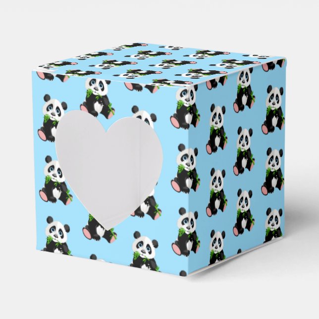 Ballotins Panda Bear Party Favoriser Box (Verso)