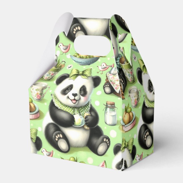 Ballotins Panda bébé mignonne vintage (Verso)