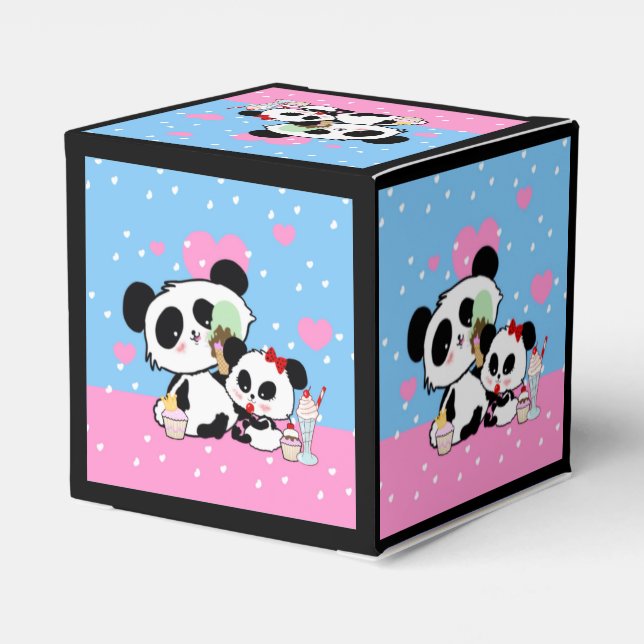 Ballotins pandas "ours de panda" "bébé de panda bear" "kawai (Arrière)