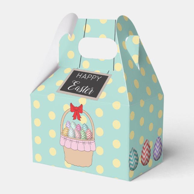 Ballotins Panier de Pâques et oeufs de Pâques Pastel (Verso)