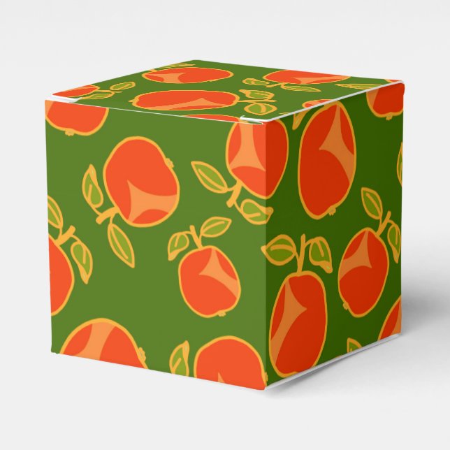 Ballotins Papier d'enveloppement de pommes rouges mignonnes (Verso)