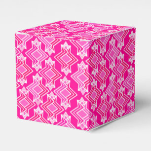 Ballotins Papier peint Art Déco, rose fuchsia