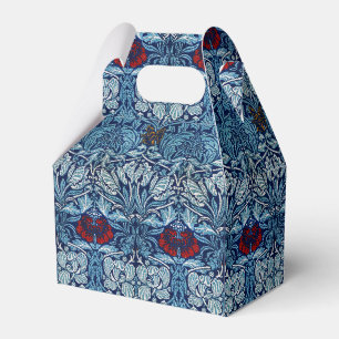 Ballotins Papier peint Tulipe Rose Navy Blue de William Morr