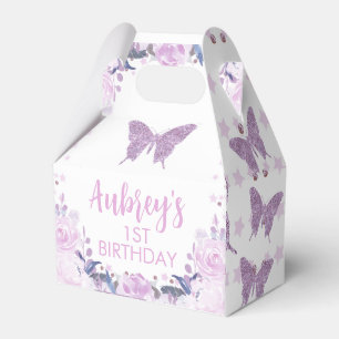 Ballotins Papillon de Parties scintillant violet Anniversair