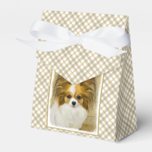 Ballotins Papillon (Hound Tri) Peinture - Art original du ch