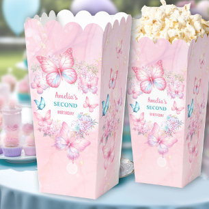 Ballotins Papillon rose Floral Summer Girl Anniversaire Popc