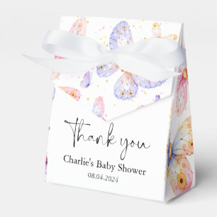 Ballotins Papillon rose violet Baby shower fille