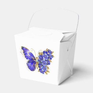 Ballotins Papillon Saphir Fleur