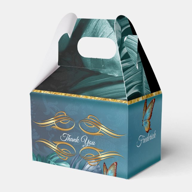 Ballotins Papillons du Paradis/Tropical Turquoise Splash (Verso)