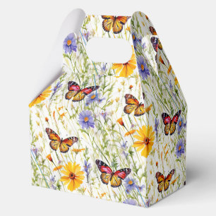 Ballotins Papillons et marguerites dans une prairie