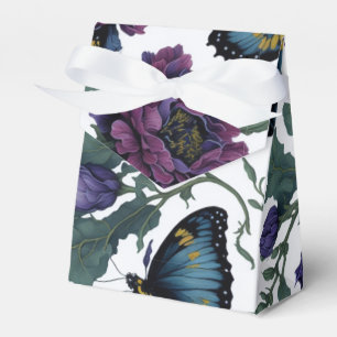 Ballotins Papillons floraux magenta violet victoriens