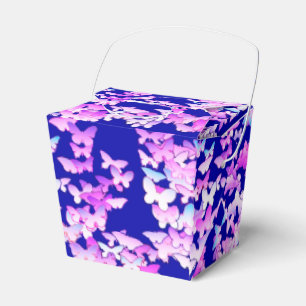 Ballotins Papillons, lavande et bleu foncé