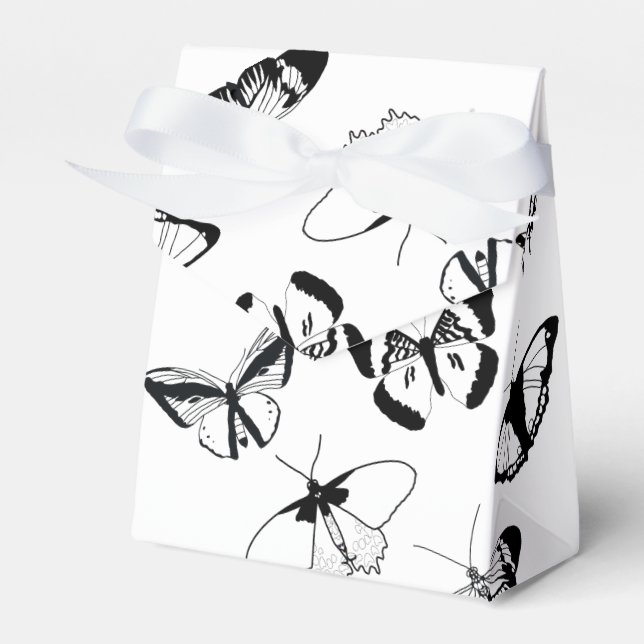 Ballotins Papillons noirs et blancs (Verso)