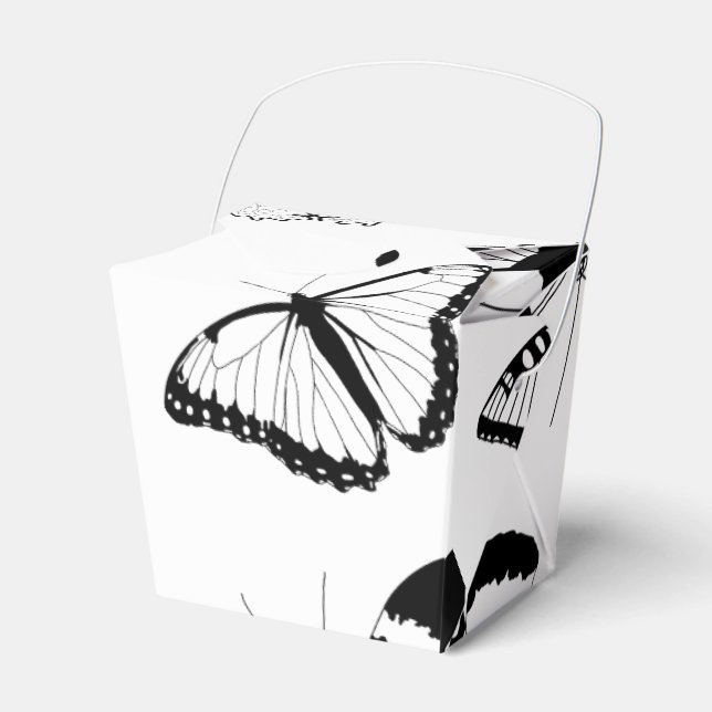 Ballotins Papillons noirs et blancs (Verso)