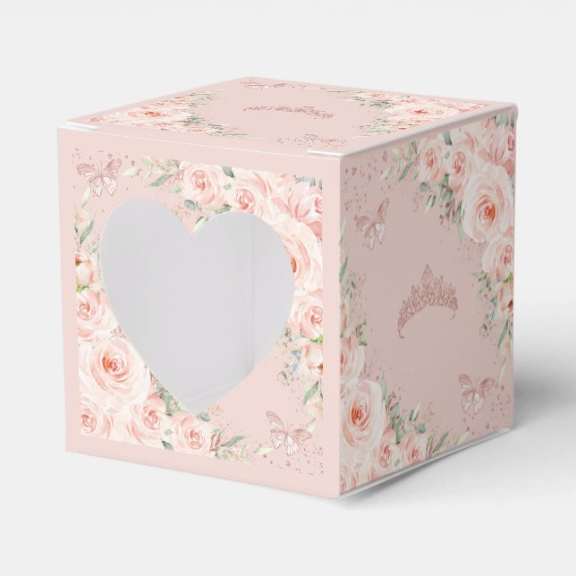 Ballotins Papillons Roses d'or blanc Quince XV Mini (Verso)