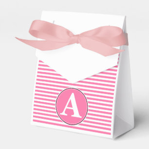 Ballotins Paquet Cadeau, Modèle personnalisé Monogramme Rayé