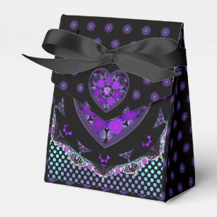 Ballotins Parapluie violet & coeurs.7