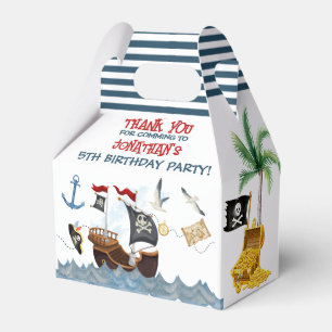 Ballotins Parchemin d'Anniversaire Pirate gentil merci