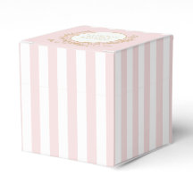 Paris Glam rayé rose et blanc