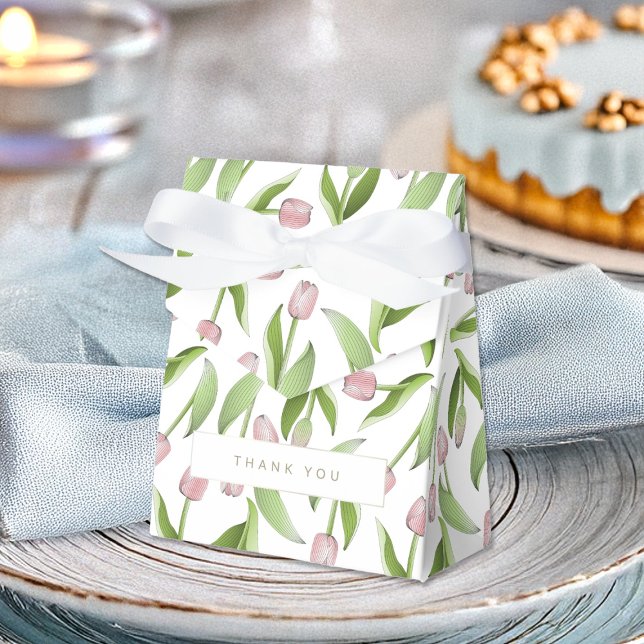 Ballotins Parti Merci de la Tulipe rose moderne (Créateur téléchargé)