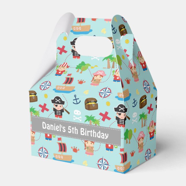 Ballotins Parti Motif Pirate couleur mignon Anniversaire de  (Verso)