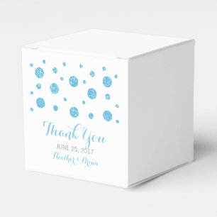 Ballotins Parties scintillant Bleue Confetti Mariage Faveur 
