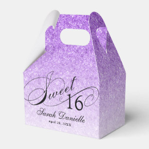 Ballotins Parties scintillant de glam violet sucré 16 partie