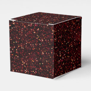 Ballotins Parties scintillant en rubis rouge foncé