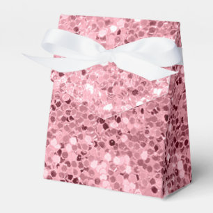 Ballotins Parties scintillant or Rose Ballotin papier tente