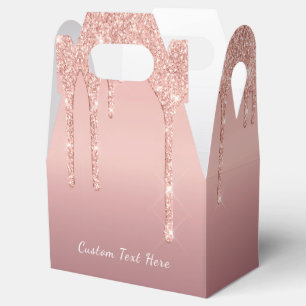 Ballotins Parties scintillant rose Gold Blush Votre Nom Ball