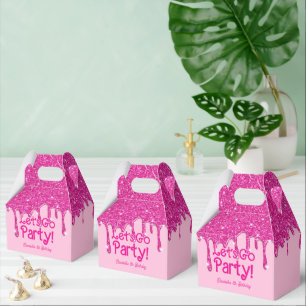 Ballotins Parties scintillant rose tendance Allons faire la 