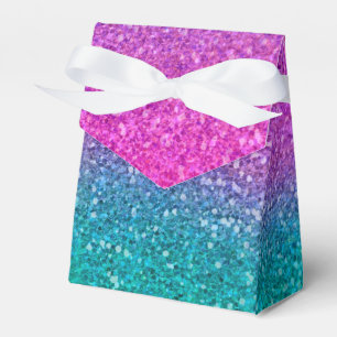 Ballotins Parties scintillant rose Turquoise Aqua bleu et vi