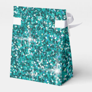 Ballotins parties scintillant turquoise irisée