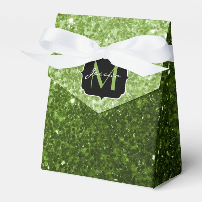Ballotins Parties scintillant vert clair brille Monogram (Verso)