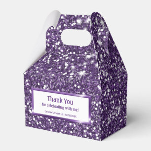Ballotins Parties scintillant violet Faux, texture Look avec