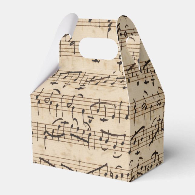 Ballotins Partition manuscrite Musique Vintage Notes (Verso)