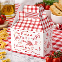 Pasta & Pacifiers Hand Drawn Italian Baby Shower