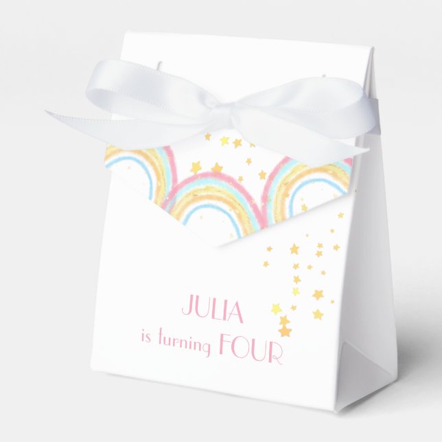 Ballotins Pastel arc-en-ciel pétillant Anniversaire (Verso)