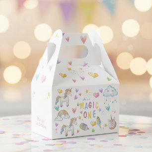 Ballotins Pastel arc-en-ciel unicorne magie un anniversaire
